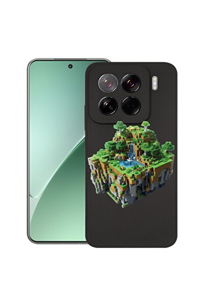 bestcase ¬Æ Husa pentru Xiaomi 15 Pro, Premium Slim Silicon 1.2MM, Minecarft ...