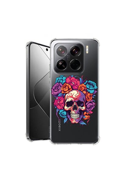 bestcase Калъф за Xiaomi 15 Pro, Удароустойчив 1.5ММ, Мечтани цветове - Череп...
