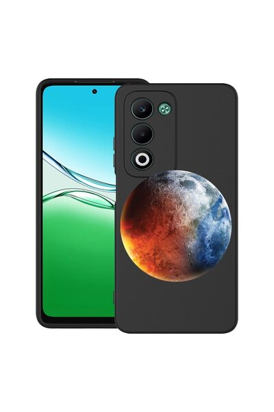 bestcase Θήκη για Xiaomi Redmi 15 4G (171 χιλιοστά) με Σχέδιο Γης, TPU Ματ Εξ...