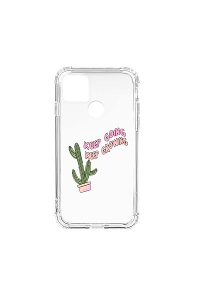 bestcase Husă Antișoc din Silicon Compatibilă cu Xiaomi Redmi 9C, Keep Growin...