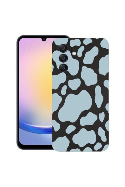 bestcase Калъф за Realme 14x 5G, Синьо краве месо, Тънък силиконов 0.8ММ, Про...