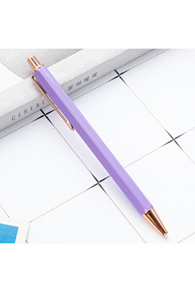 Choice11 black L 1 Piece Lytwtw's Creative Ballpoint Hexagon Metal press Pen ...