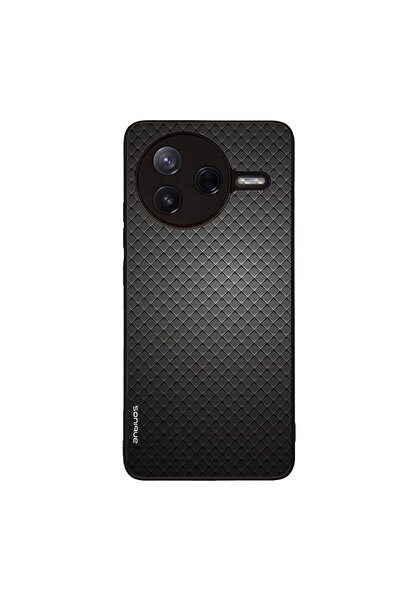Sonique Θήκη Carbon Series για Xiaomi Poco F7 Pro 5G Γκρι