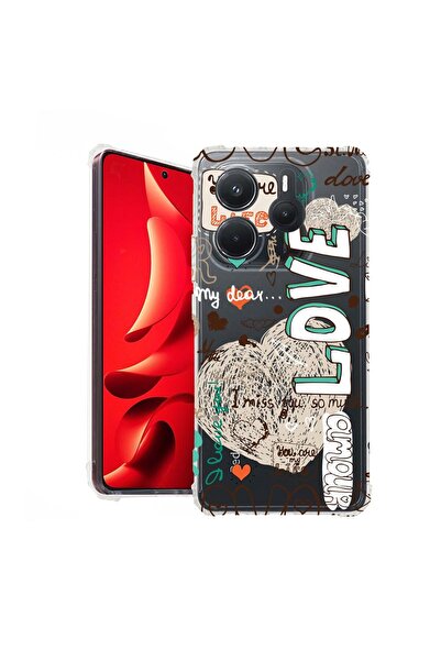 bestcase Husă pentru Xiaomi Redmi Note 14 5G, Antișoc 1.5MM, Love, Protecție ...