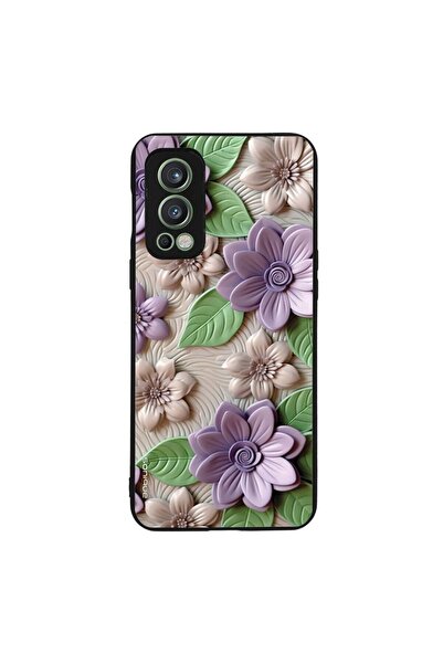 Sonique Θήκη 3D Flower Series για OnePlus Nord 2 5G Βιολετί