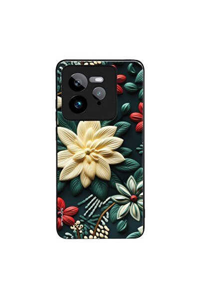 Sonique Θήκη 3D Flower Series για Realme GT 7 Pro 5G Πράσινο