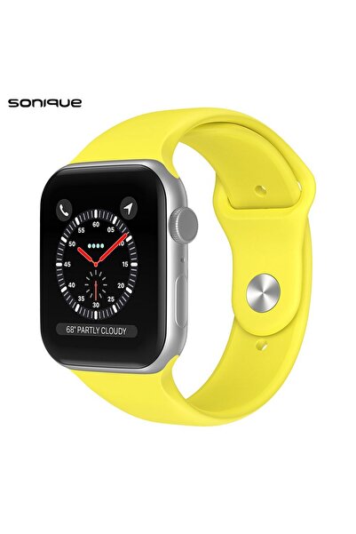 Sonique Λουράκι Σιλικόνης Soft Band για Apple Watch (38/40/41MM) Κίτρινο