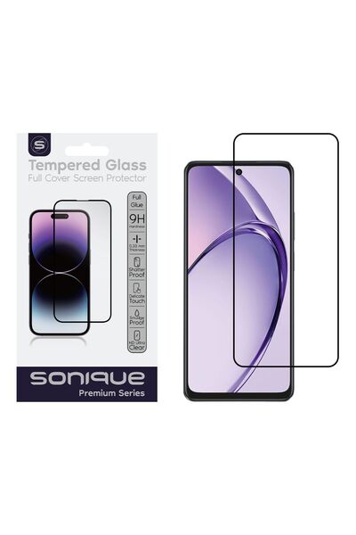 Sonique Hardy Glass Premium Series HD Full Cover 9H Oppo Oppo A40 Μαύρο