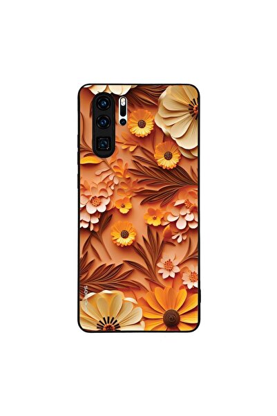 Sonique Θήκη 3D Flower Series για Huawei P30 Pro Πορτοκαλί