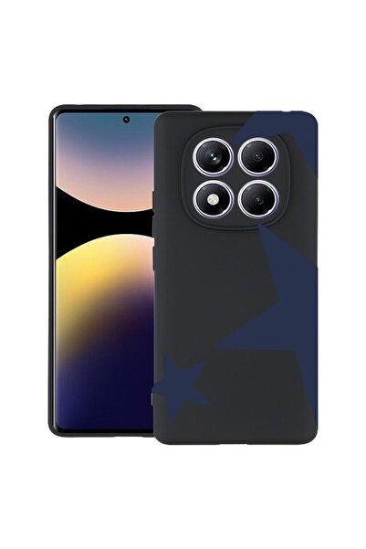 bestcase ¬Æ Husa pentru Xiaomi Redmi Note 14 Pro 4G, Retro Star, Slim Silicon...