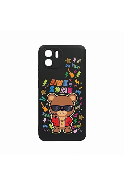 bestcase Калъф, съвместим с Xiaomi Redmi A1, Страхотен дизайн с мече, Устойчи...