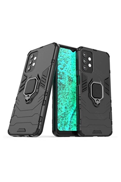 OEM Ring Armor Kickstand magnetic car holder Samsung Galaxy A32 5G Μαύρο