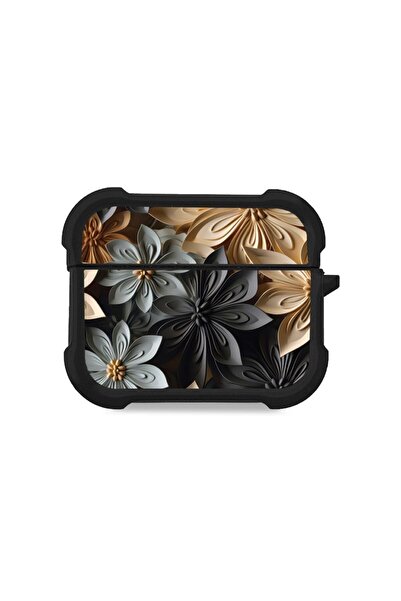 Sonique Θήκη Σιλικόνης 3D Flower Series για AirPods Pro 3 Γκρι
