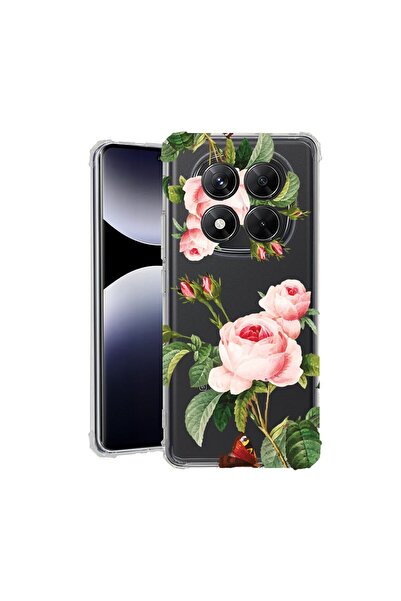 bestcase Husă pentru Xiaomi Redmi Note 15 Pro Plus 5G cu design trandafir, an...