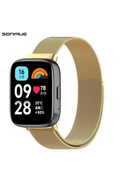 Sonique Λουράκι Stainless Steel Milanese Classic για Xiaomi Redmi Watch 3 Act...
