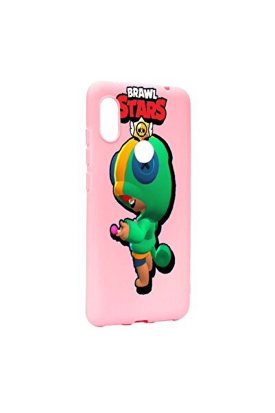 bestcase Калъф за Xiaomi Redmi Note 6 Pro, Brawl Stars Леон, устойчив на изно...