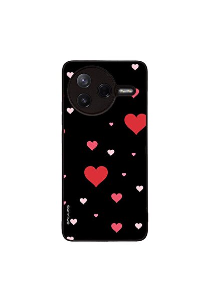 Sonique Θήκη Heart Series για Xiaomi Poco F7 Pro 5G Μαύρο