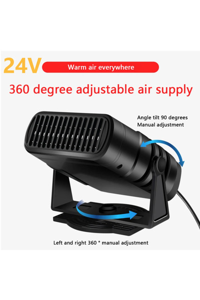 Choice 24v 12/24V Electric Car Heater Winter Warmer Air Cooler Demister Defro...