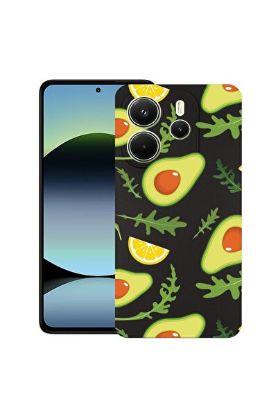 bestcase ¬Æ Husa pentru Xiaomi Redmi Note 14, Avocado, Slim Silicon 0.8MM, An...