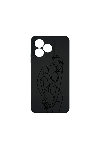 bestcase ¬Æ Husa Premium Silicon, Compatibila Cu Xiaomi Redmi 13, Woman Linea...