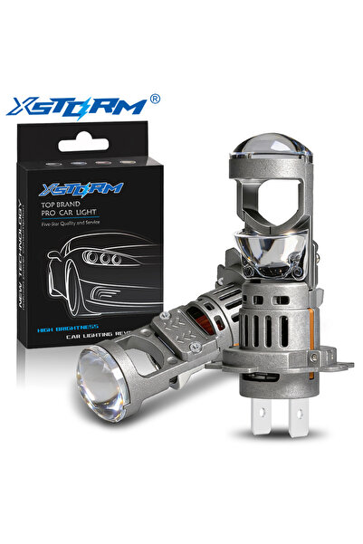 Choice3 مصباح أمامي LED طراز H7 XSTORM مع عدسة إسقاط، كانبوس 60000 لومن 200 و...
