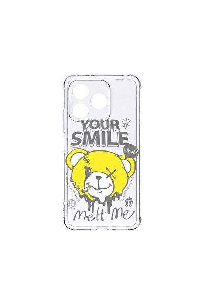 bestcase Husă pentru Xiaomi Redmi 13, BestCase® Anti-șoc 1.5MM, Ursuleț de pl...
