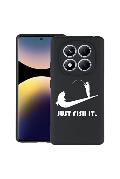 bestcase ¬Æ Husa pentru Xiaomi Redmi Note 14 Pro 4G, Just Fish It, Slim Silic...