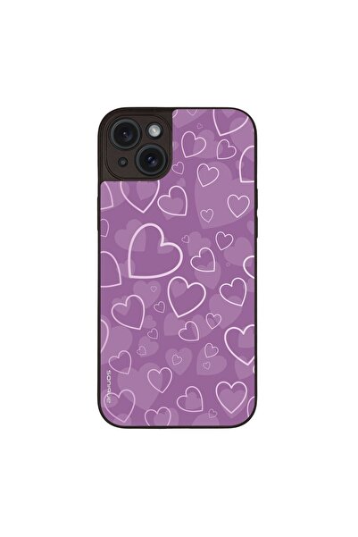 Sonique Θήκη Heart Series για Apple iPhone 15 Plus Βιολετί