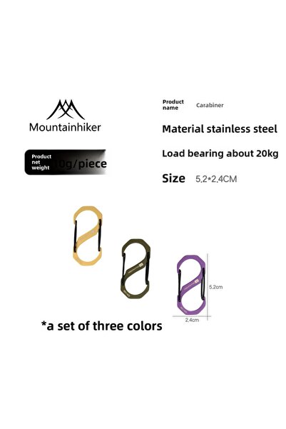 Choice 3 مجموعات من حبال التعليق للتخييم في الهواء الطلق 3 في 1 من MOUNTAINHI...