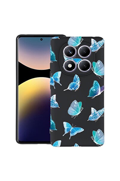 bestcase Husă pentru Xiaomi Redmi Note 15 5G cu design fluture, TPU mat ultra...