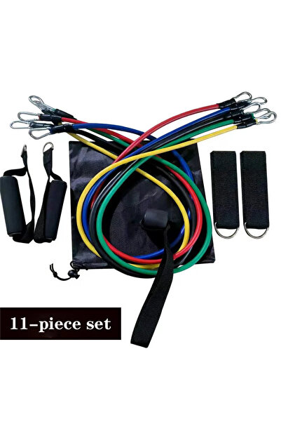 Choice 11 42in black 11pcs/Set Pull Rope, Resistance Bands, Portable Fitness ...