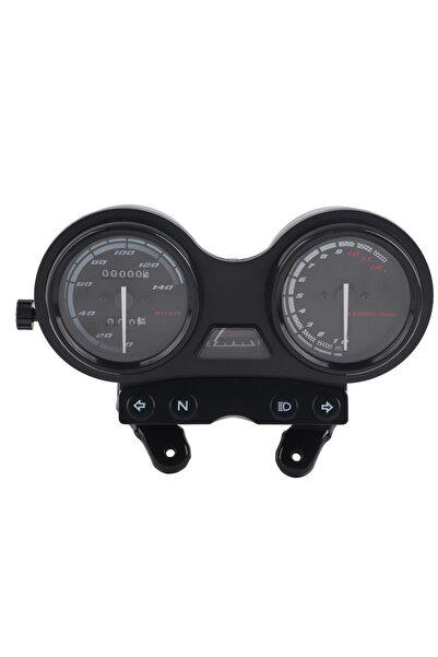 Choice Black Motorcycle Speedometer DC12V Motorbike Accessories 12000RPM HD L...