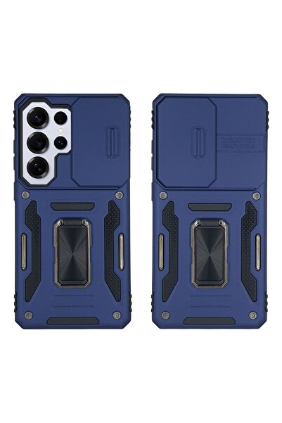 Sonique Θήκη Ring Armor CamShield για Samsung Galaxy S26 Ultra Μπλέ