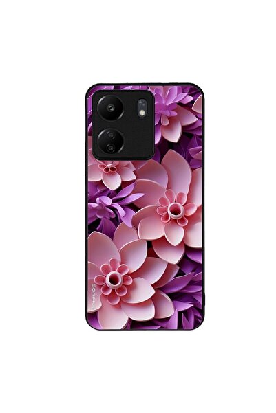 Sonique Θήκη 3D Flower Series για Xiaomi Redmi 13C 4G / Poco C65 4G Ροζ