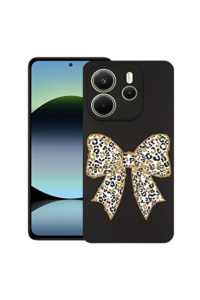 bestcase Силиконов тънък калъф за Xiaomi Redmi Note 14 5G, Леопардов дизайн с...