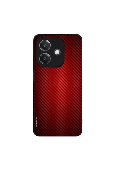 Sonique Θήκη Carbon Series για Oppo A40 Κόκκινο