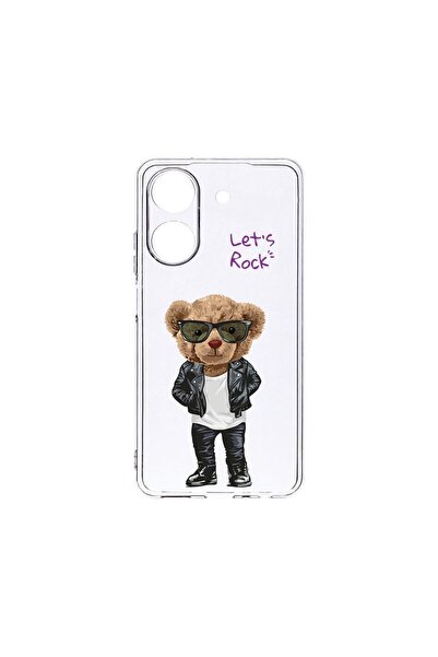 bestcase Διαφανής Θήκη Σιλικόνης 2MM, Συμβατή με Xiaomi Redmi 13C, Let's Rock...