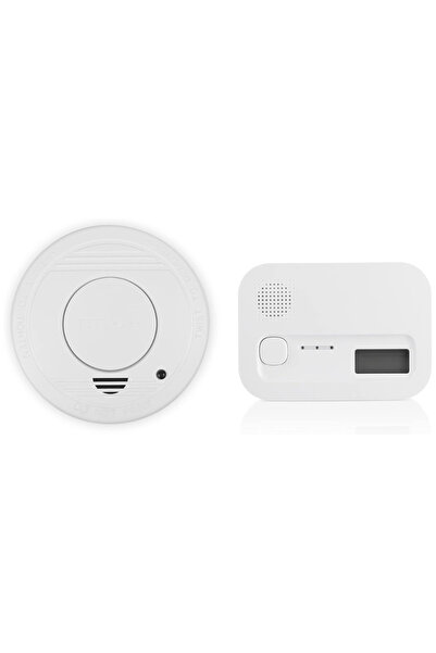 Smartwares Set Detector Fum si Monoxid Carbon Smartwares, Senzor Optic, Displ...