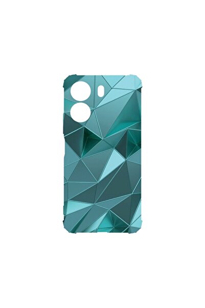 bestcase Husa Anti Shock 1.5MM, compatibilă cu Xiaomi Redmi 13C, Green Mosaic...
