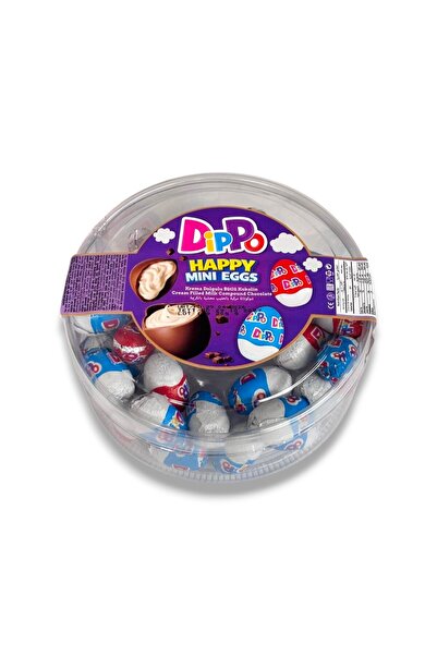 DİPPO Happy Mini Eggs Krema Dolgulu Sütlü Kokolin Çikolata 205 G (Mini Yumurt...