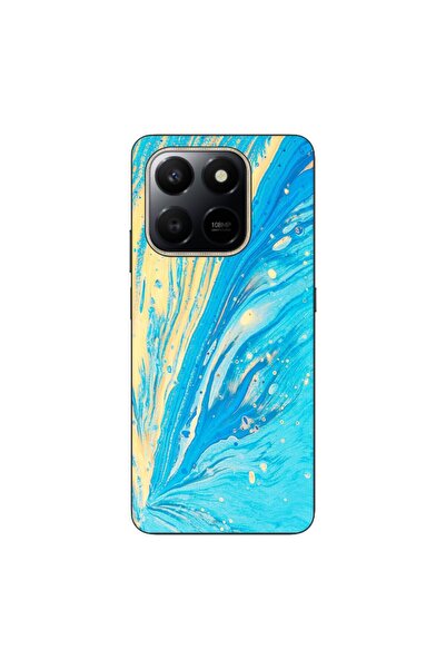 OEM Θήκη συμβατή με Honor X7d Σιλικόνης Τζελ TPU Μοντέλο Aqua Bloom