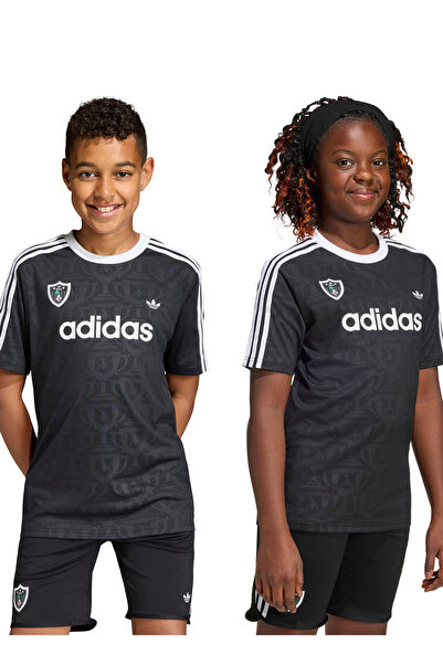 adidas Siyah Erkek Çocuk Desenli T-Shirt KC8434 LOOSE JERSEY