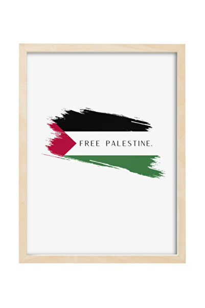 Boomah Accessories Free Palestine Poster with Frame 30x40cm