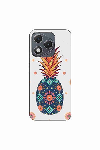 OEM Husa compatibila cu Honor 400 Lite Silicon Gel Tpu Model Floral Pineapple