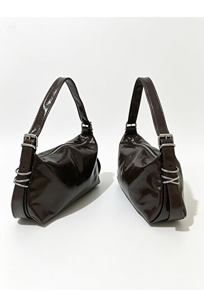 KIZIL GECE Women's Hand Shoulder Bag with Adjustable Belt