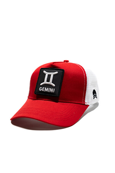 all hats Șapcă din plasă cu detaliu patch cu semnul zodiacal Gemeni |   Pălăr...