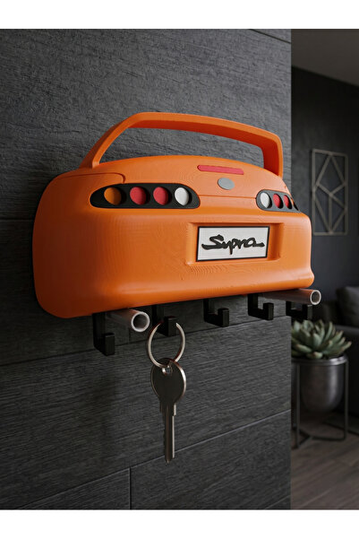 mekatris3d Mekatris Kişiye Özel Plakalı JDM Efsanesi Supra MK4 Tasarımlı Duva...