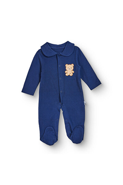 ebebek Hello Baby HelloBaby Erkek Bebek Tulum Çıtçıtlı Bebe Yaka Long Sleeve ...