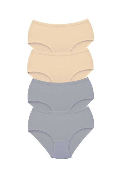 DYZSTAR 4 Pieces Women's High Waist Bato Thick Rubber Panties S8