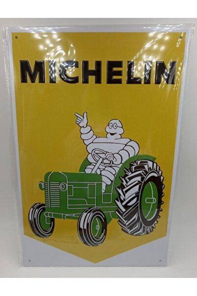 JPT Michelin Vintage Tractor Placă Metalică de Perete A4